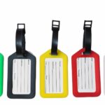Kidultz Luggage Tags with Premium Strap for Travel suitcases, School Bags, etc..for Easily Identification of Bags(Pack of 5)