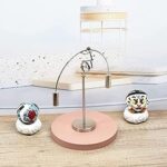 Kidultz Newton's Cradle Kinetic Art Balancing Toy Man Perpetual Motion Machine Unicycle Weightlifter Metal Physics Pole Balancing Decompressive Science Psychology Stress Relief Toys Adults Gyroscope - Image 9